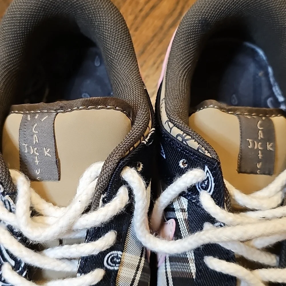Patchwork Paisley Sneakers in Black and Tan - Picture 12 of 16